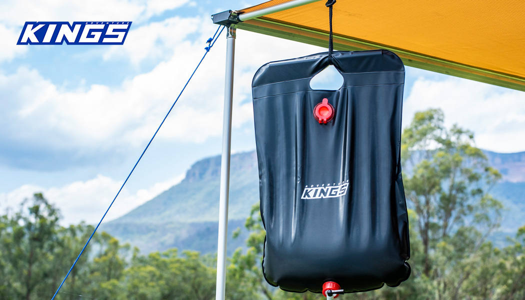 Kings Outdoor Camping Solar Shower 20L Portable Hiking Bathing Hot